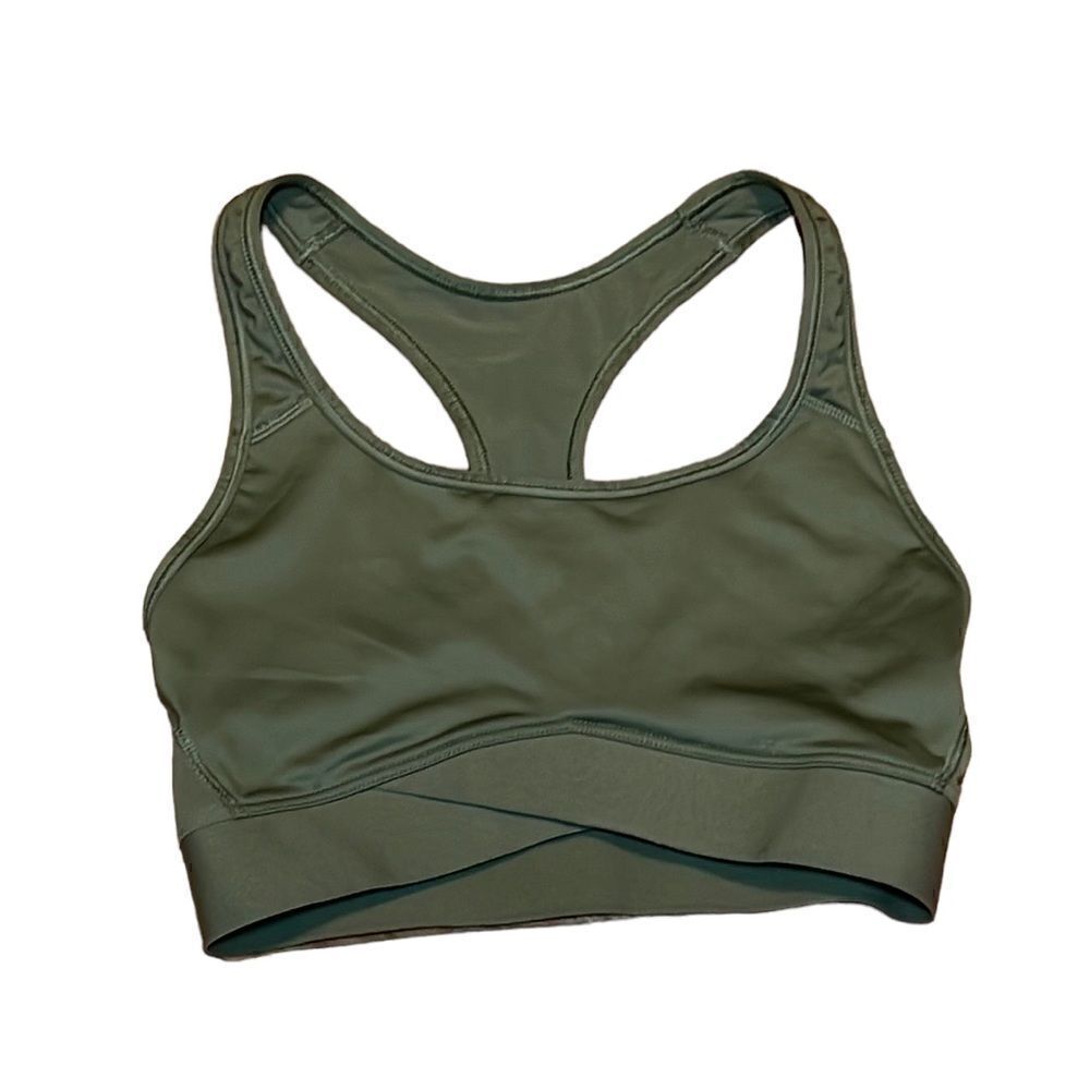 NWOT Victoria Sport Bra, olive green, XS
